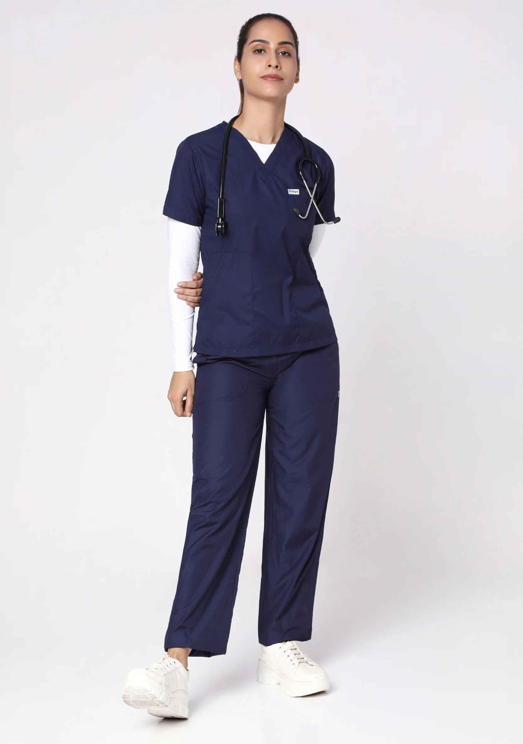 Classic Men’s Long Sleeves Scrub