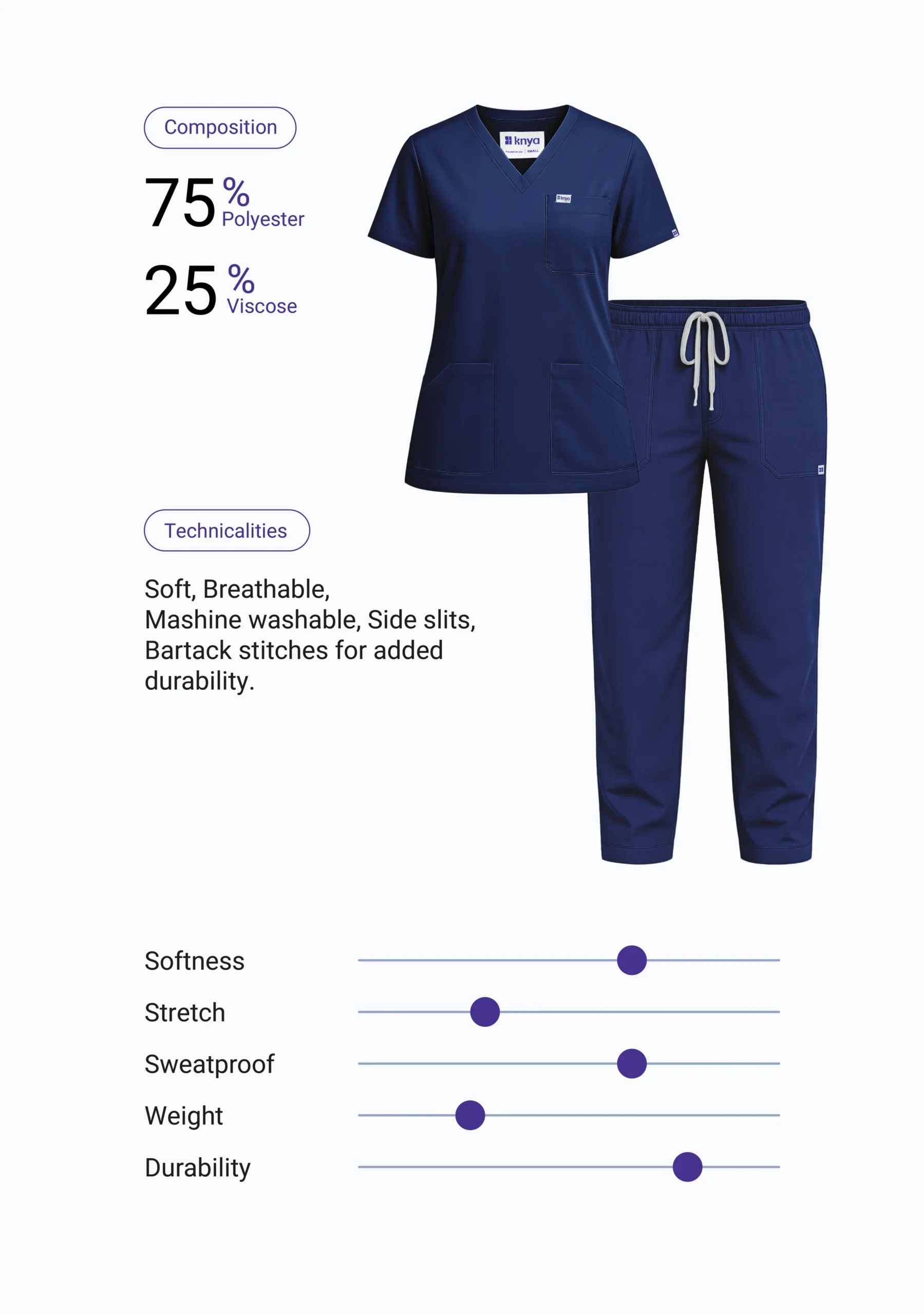 Classic Men’s Long Sleeves Scrub - Image 2